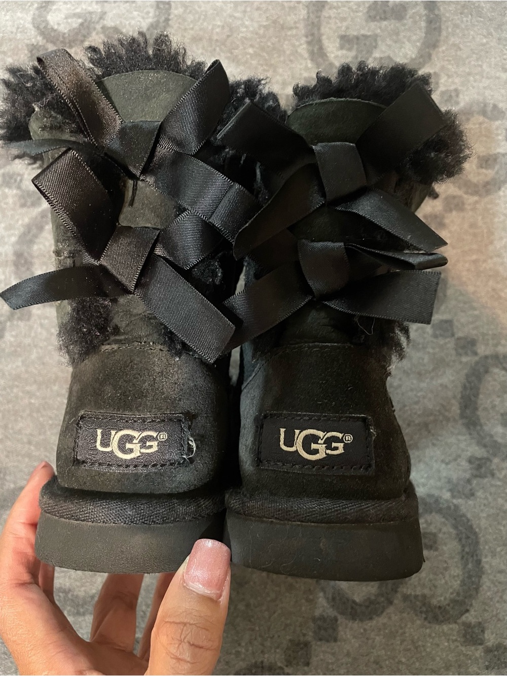 Black Uggs.